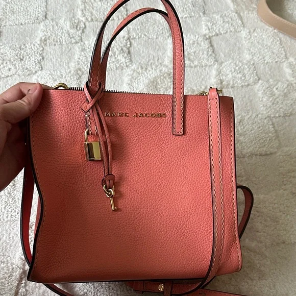 Marc Jacobs Coral Mini Grind Tote - Picture 1 of 2